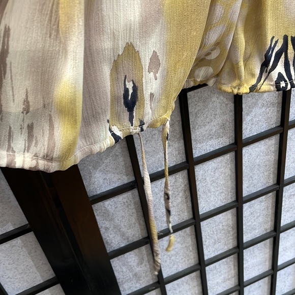 Due Per Due Sheer Silk Blouse with Camisole, SZ 16 - Picture 5 of 10